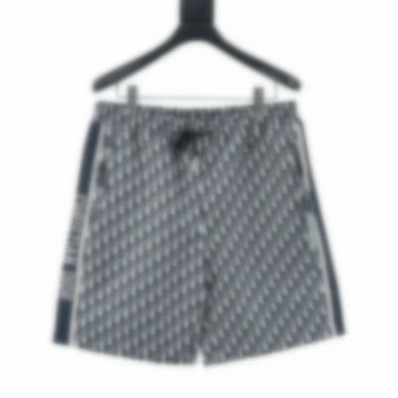 Sports Shorts with Letter Pattern