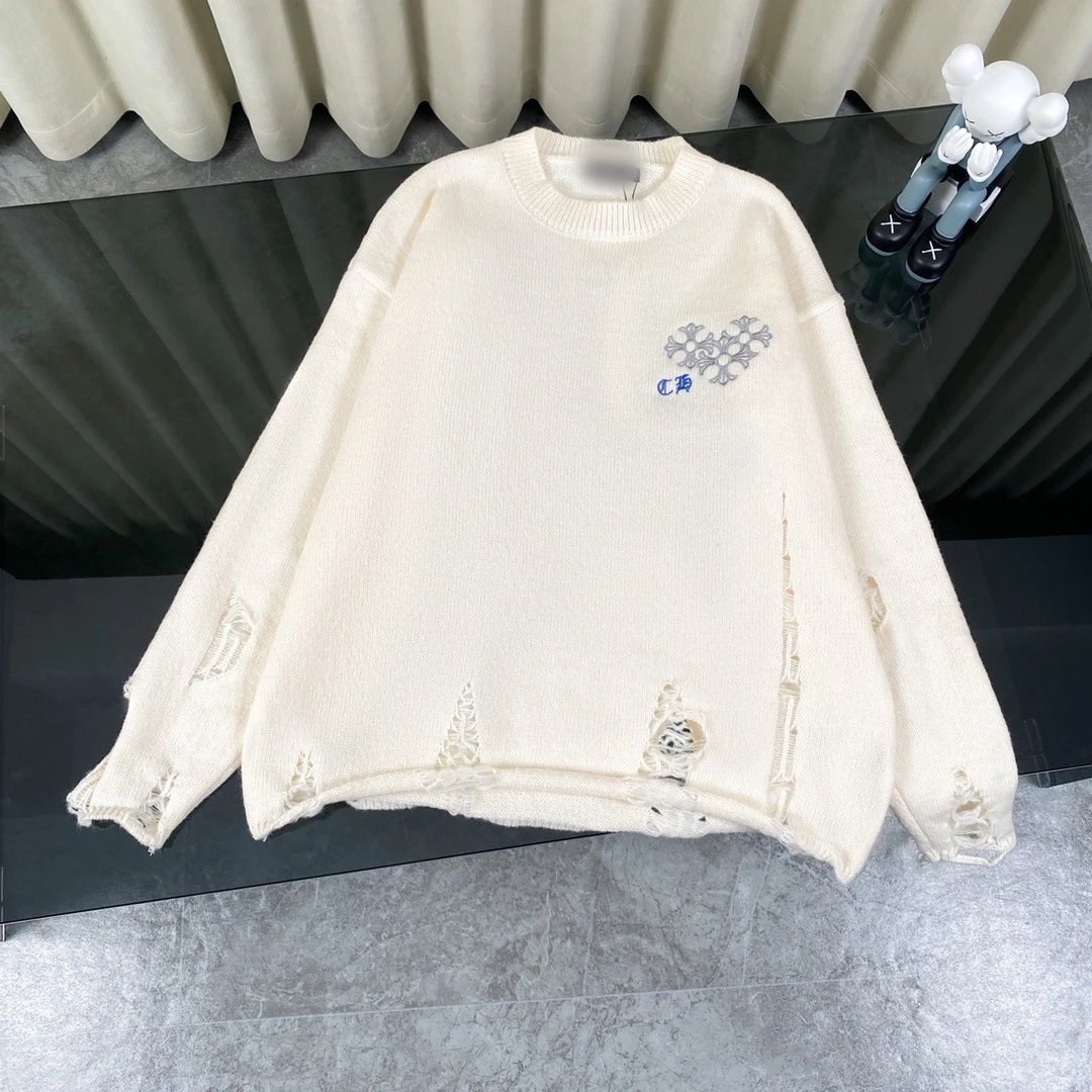 Gallery Dept. Distressed Knit Sweater Black - 10