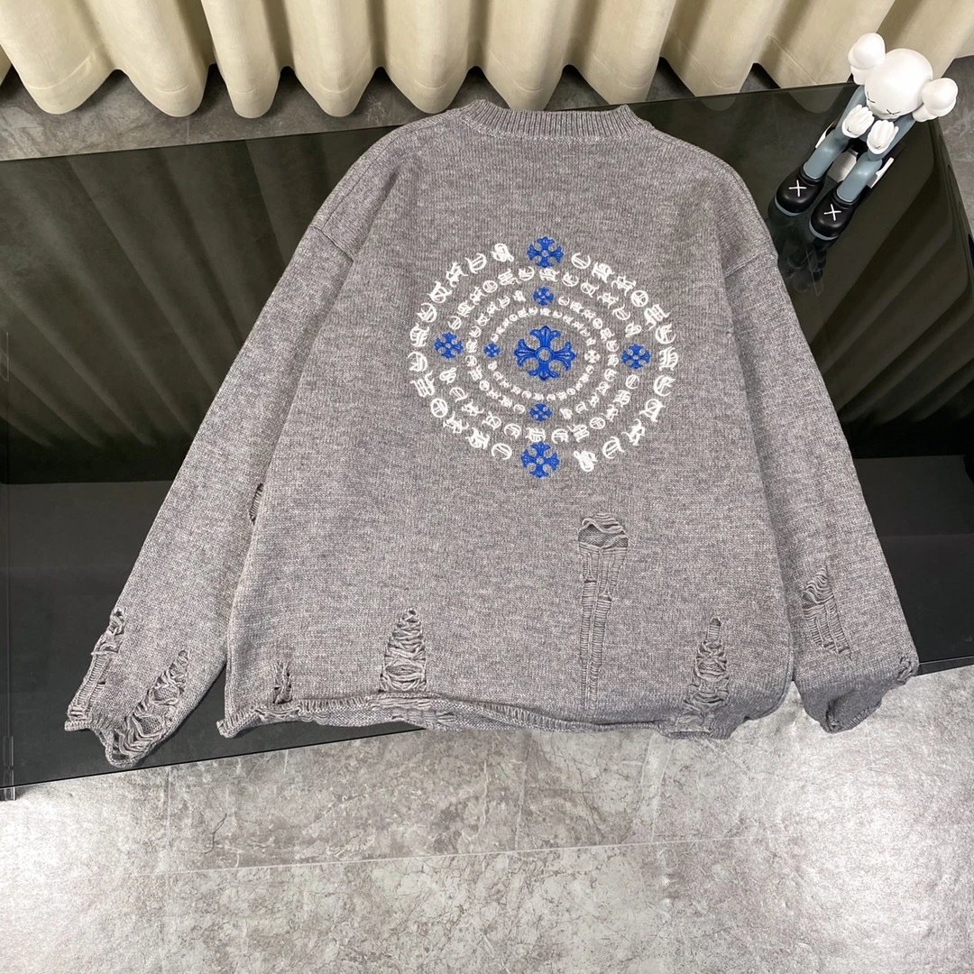 Gallery Dept. Distressed Knit Sweater Black - 18