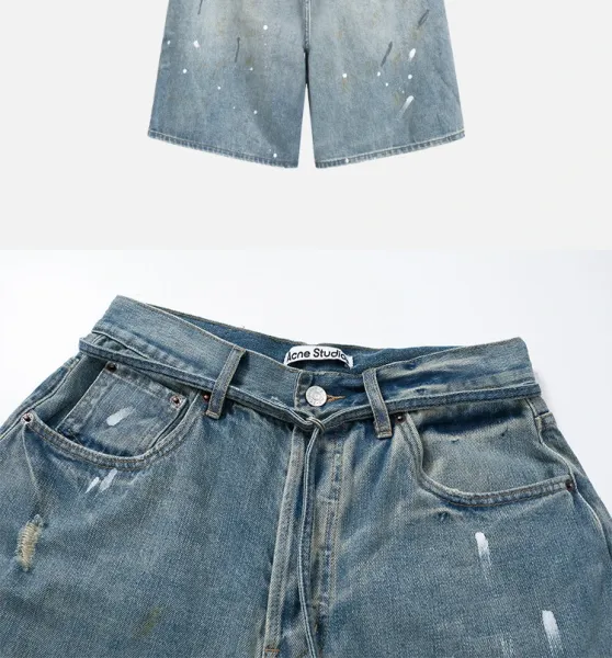Design Washed Gray Sweatpants - 18