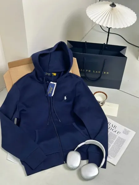 Ralph Lauren Polo Sport Zip-Up Hoodie Navy - 4