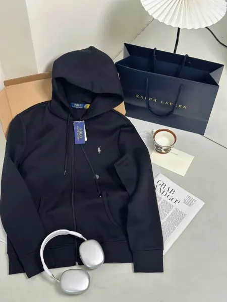 Ralph Lauren Polo Sport Zip-Up Hoodie Navy - 3