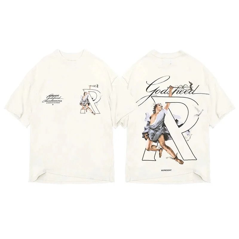 Angel and Peace Dove Print T-Shirt photo 3