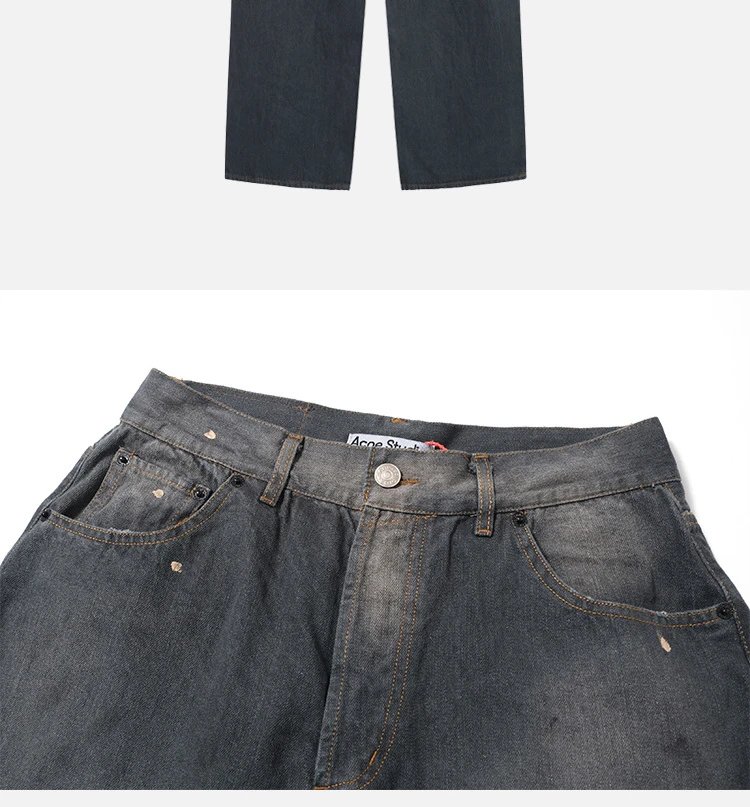 Design Washed Gray Sweatpants - 16