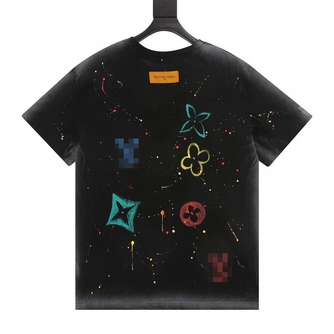 Wash Distressed Hand-Drawn T-Shirt photo 6