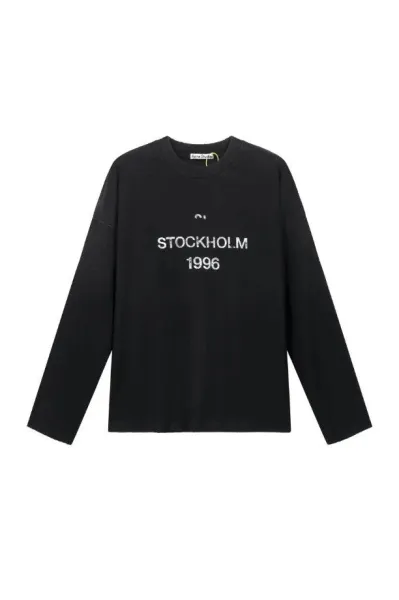 Acne Studios Stockholm 1996 Black Long-Sleeve T-Shirt - 1
