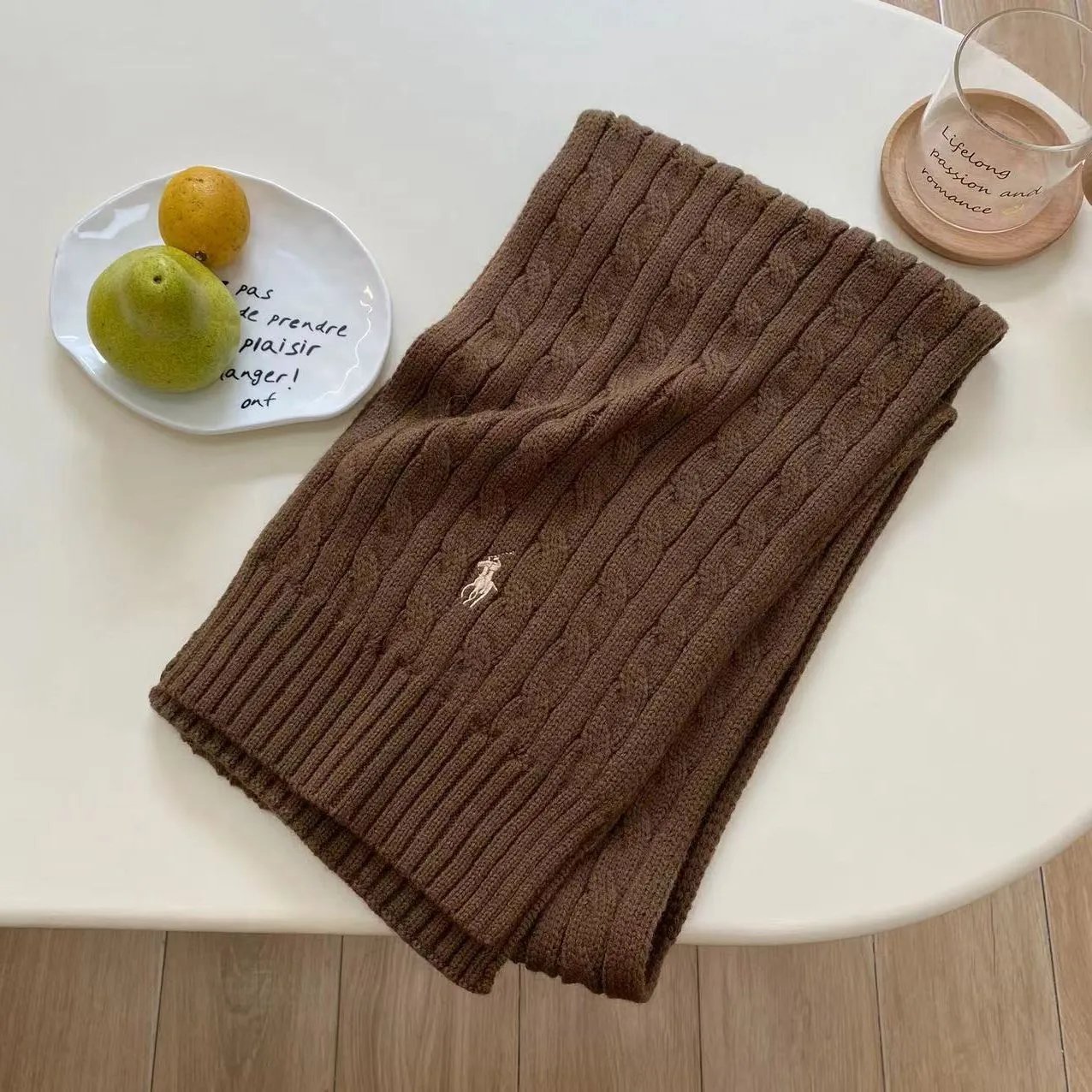 Vintage British Wool Scarf photo 3