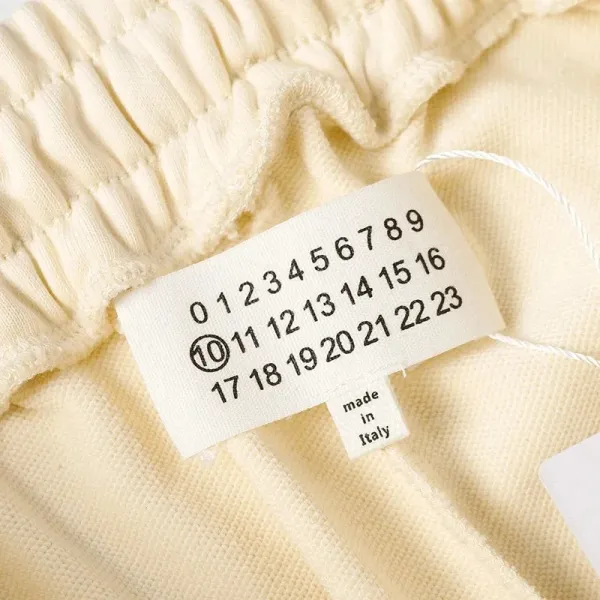 Off-White™ Numeric Tape Print Sweatshorts Gray - 7