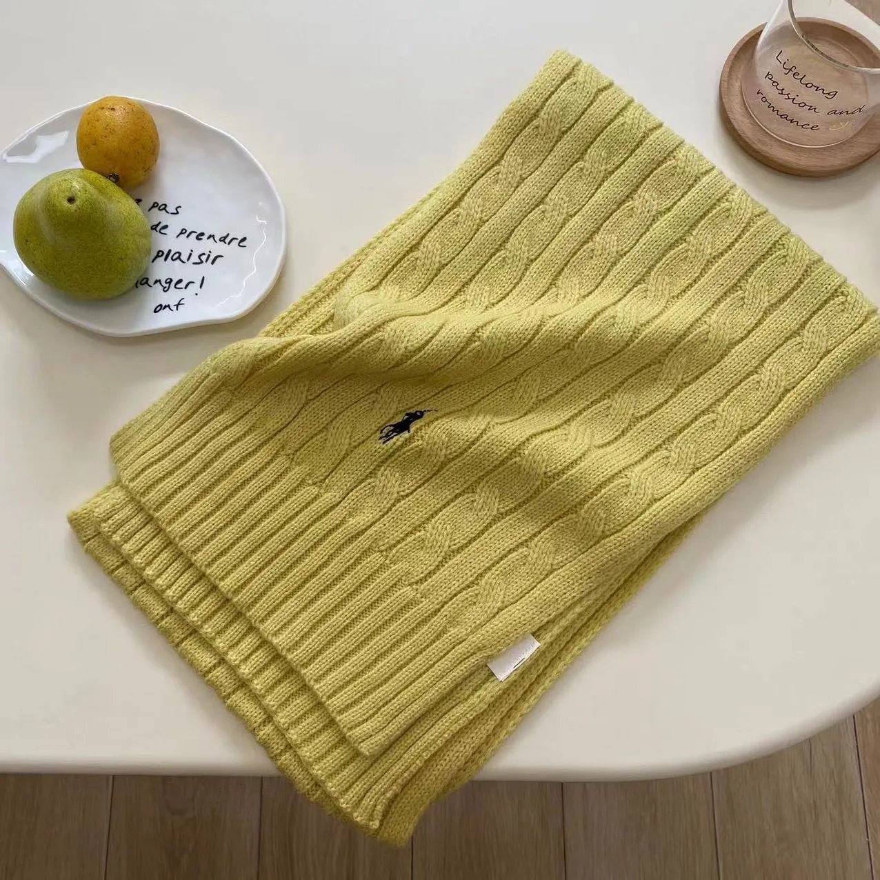 Vintage British Wool Scarf photo 5