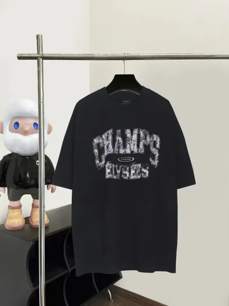 KLENOTHAG Champs Elysées Distressed Print Oversized T-Shirt - 5