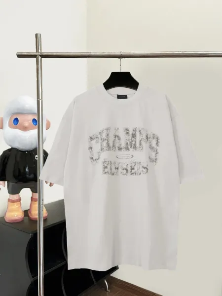 KLENOTHAG Champs Elysées Distressed Print Oversized T-Shirt - 1