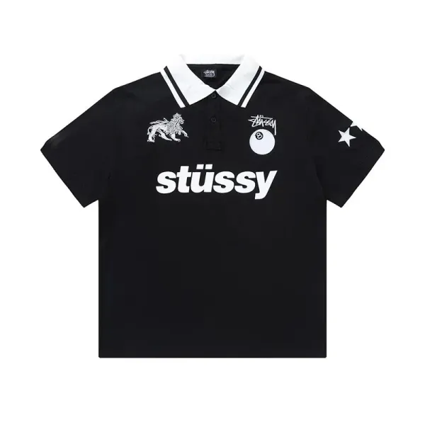 Stüssy 8-Ball Collection Black/White/Beige/Blue/Patterned Apparel - 2
