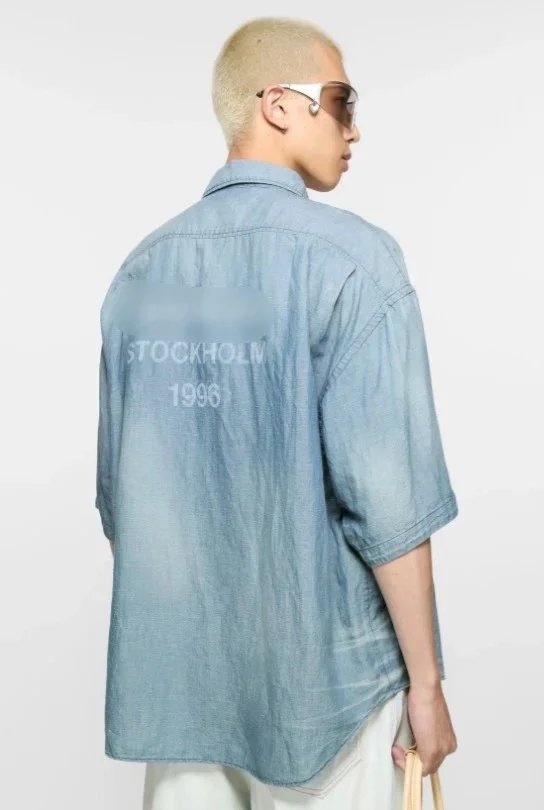 Acne Studios Stockholm 1996 Denim Shirt Blue - 1