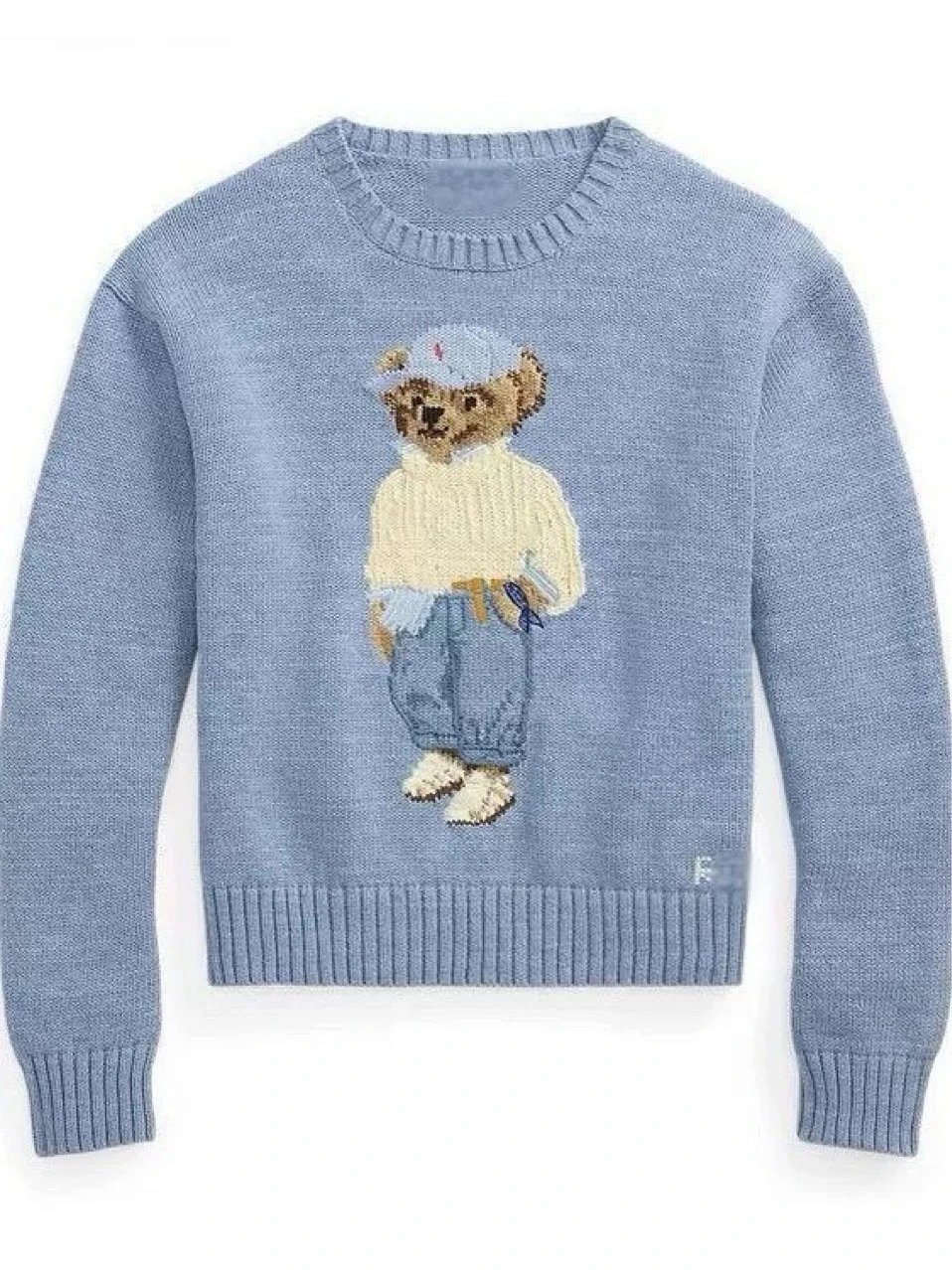 Polo Ralph Lauren Bear Knit Sweater Light Blue product detail 6 in Litbuy spreadsheet finds