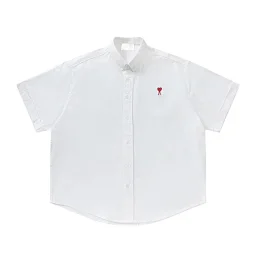 thumbnail for Love embroidered cotton shirts for men and women