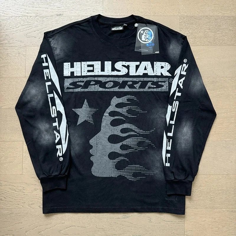 667 black wash long sleeved shirt