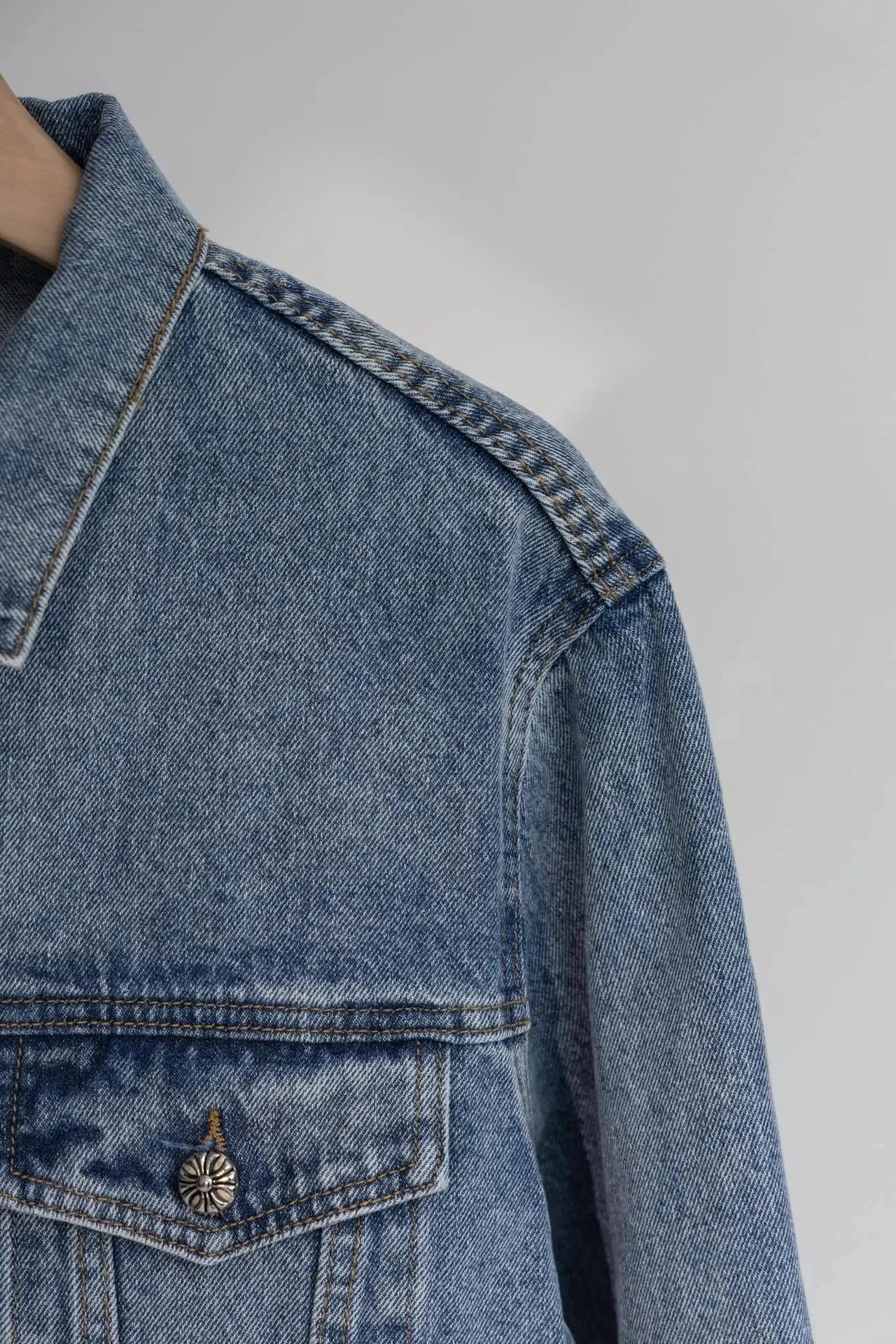 Chrome Hearts Cross Denim Jacket photo 8