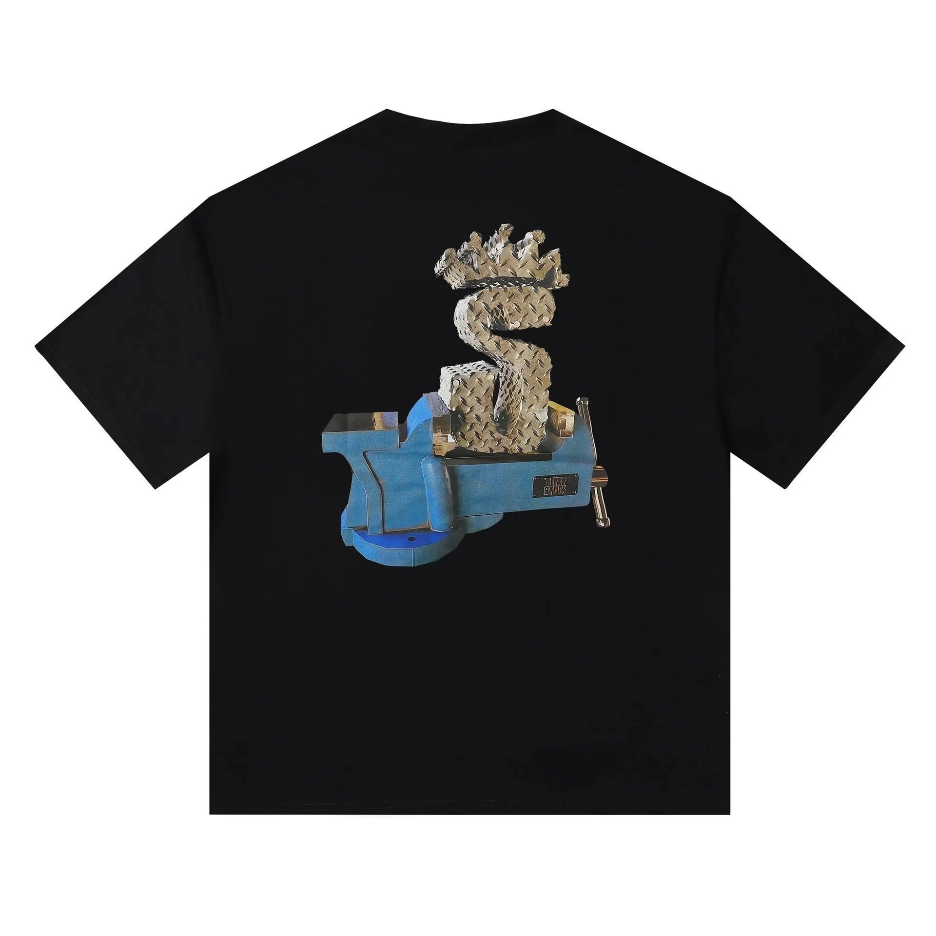 S Logo Print Casual Oversized T-Shirt photo 3