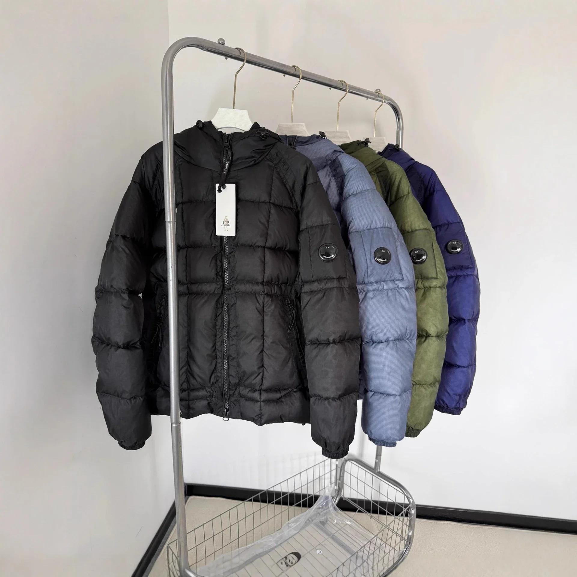 CP cotton jacket, autumn and winter cotton coat, thickened warm hooded top