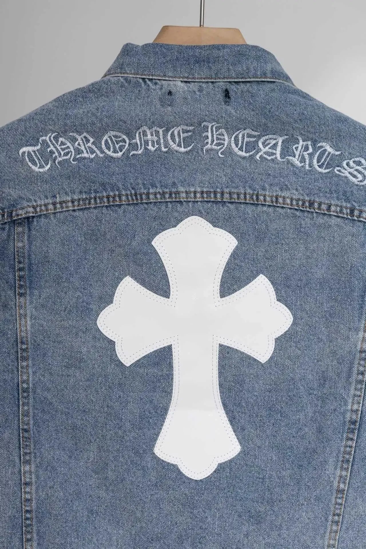 Chrome Hearts Cross Denim Jacket photo 5