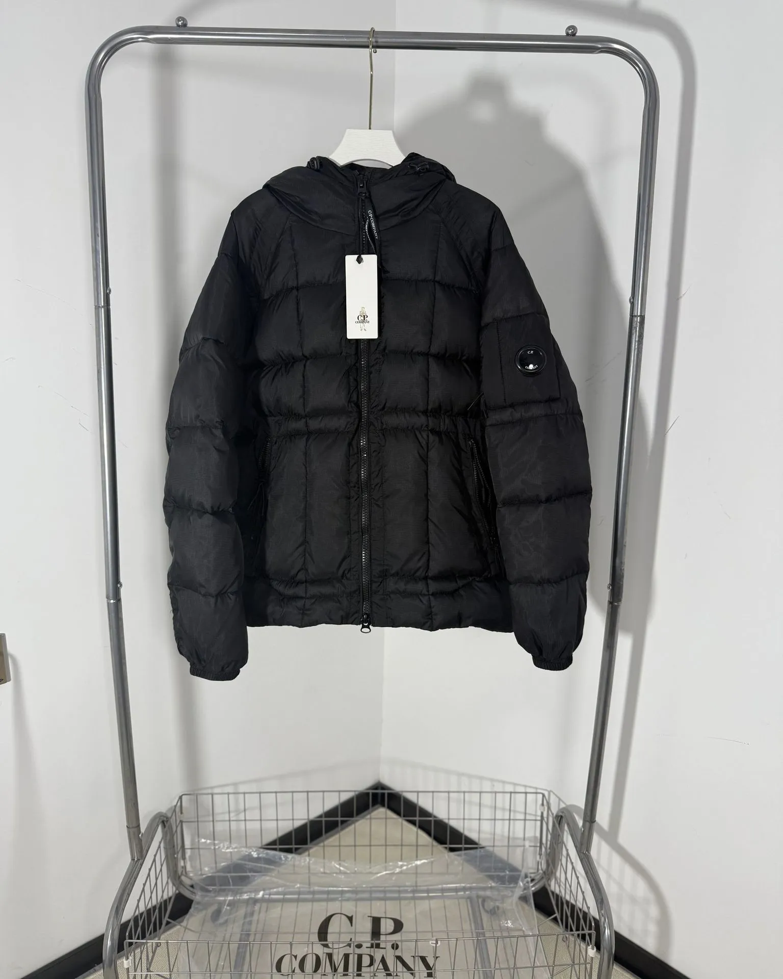 CP cotton jacket, autumn and winter cotton coat, thickened warm hooded top