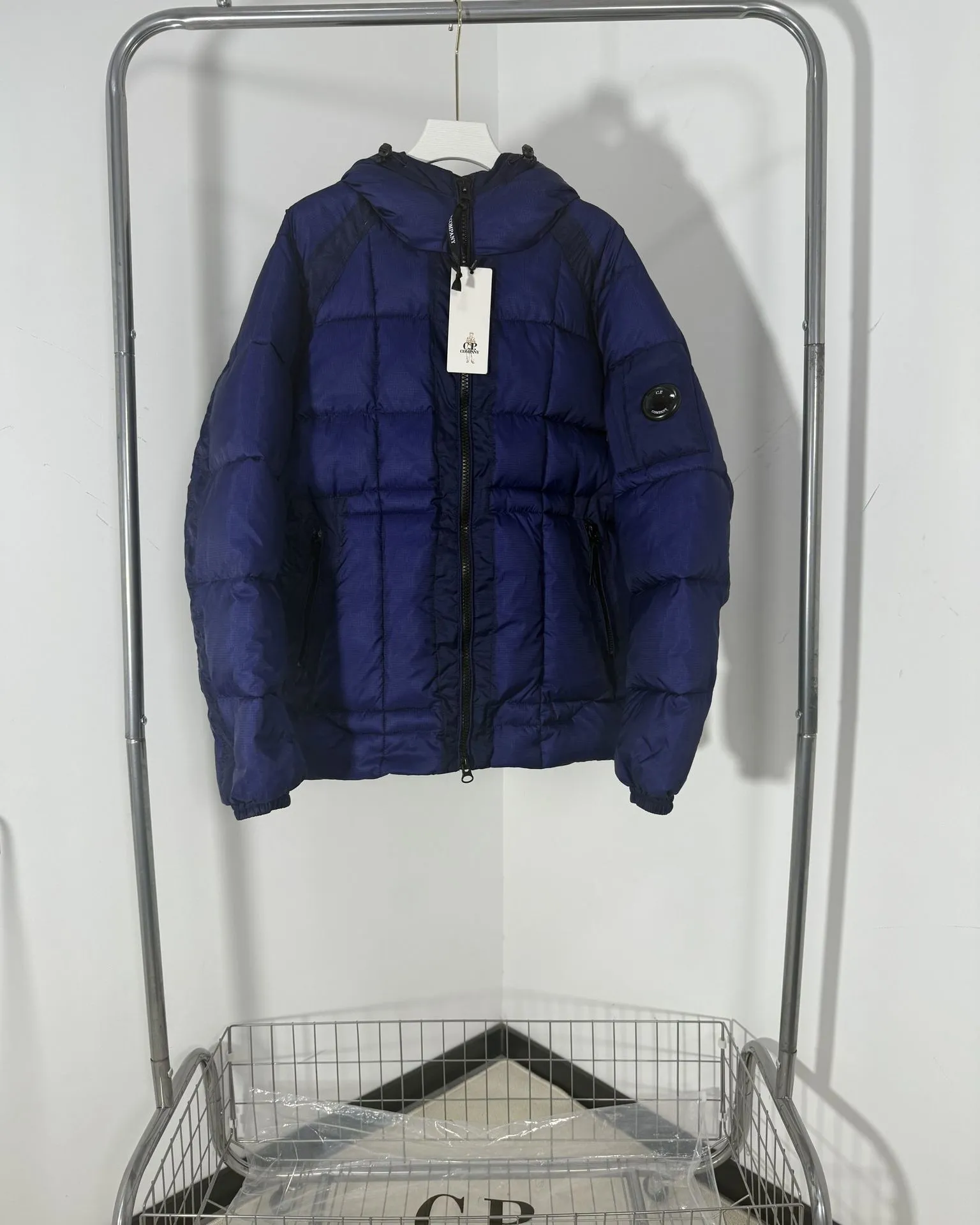 CP cotton jacket, autumn and winter cotton coat, thickened warm hooded top