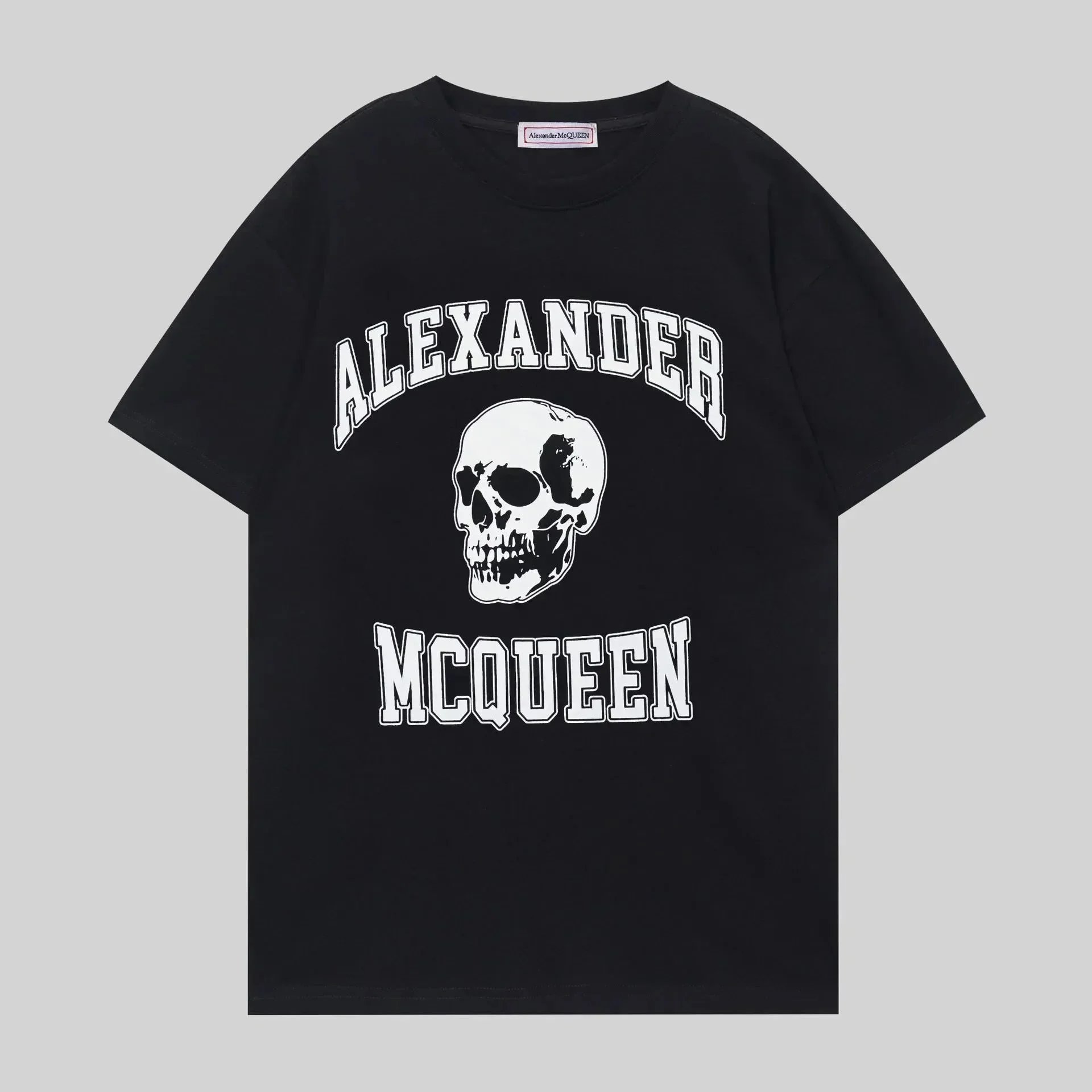 Alexander McQueen Skull Arch Logo Black T-Shirt - 197807