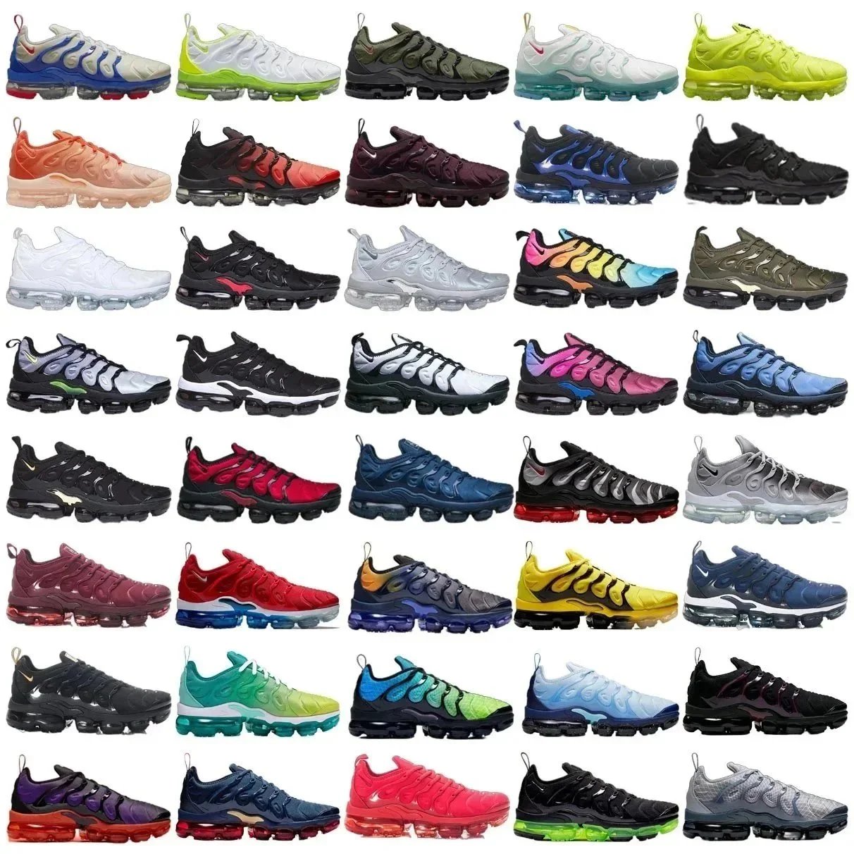 Nike Air VaporMax Plus Triple Black Reflective Mesh - 197780