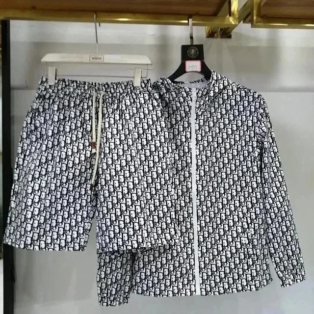 Dior Shirts Oblique Monogram Knit Polo Shirt product detail image 5