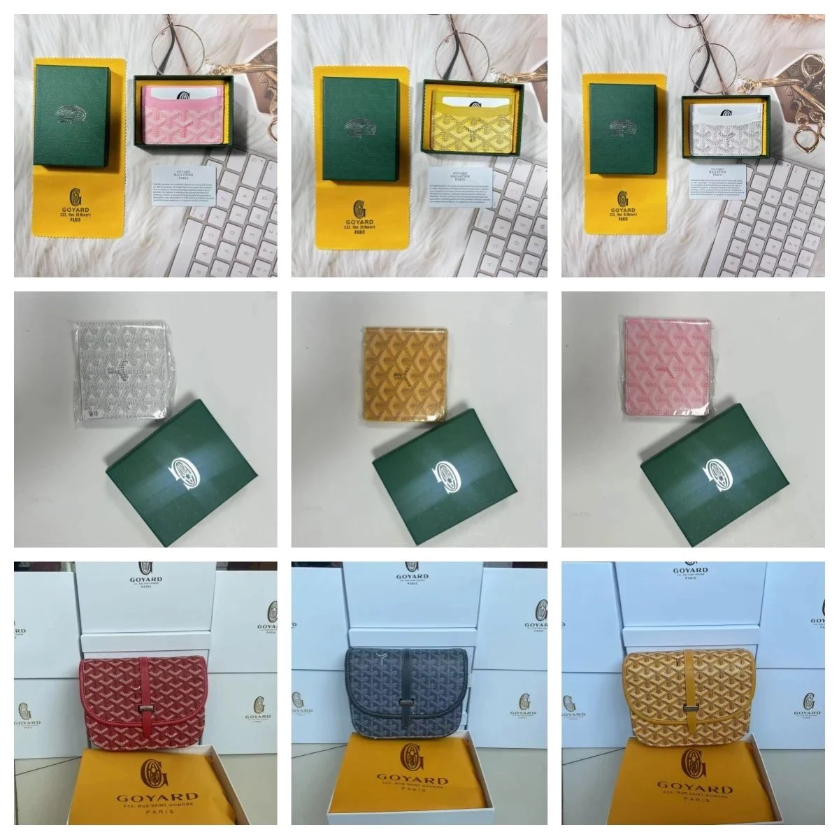 Goyard Multi-Color Small Satchel Handbag