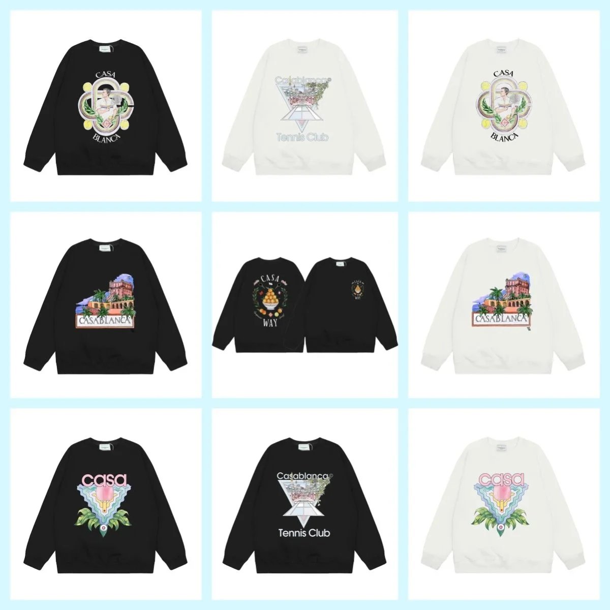 Casablanca Crew Neck Sweatshir