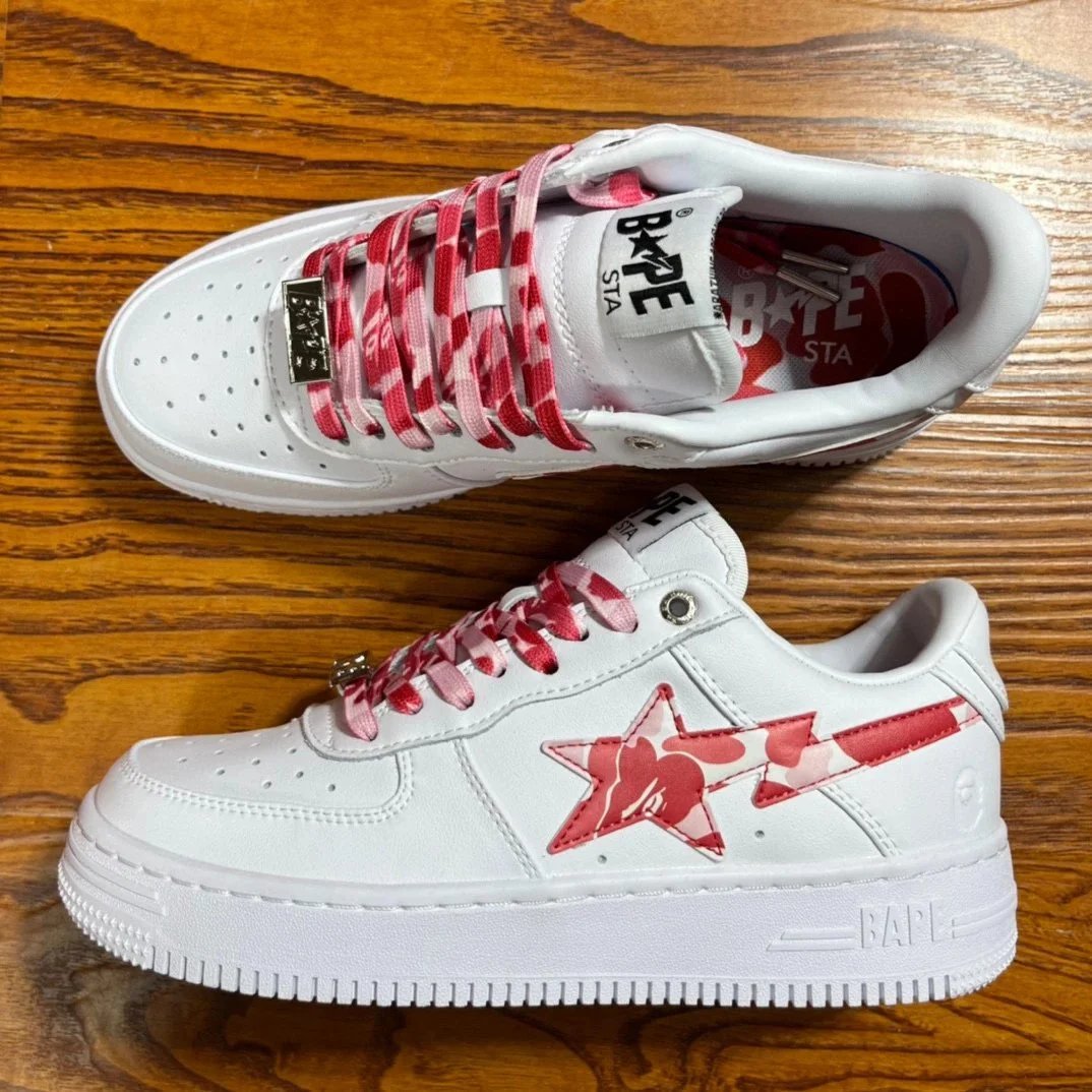 Bape STA White Red Camo