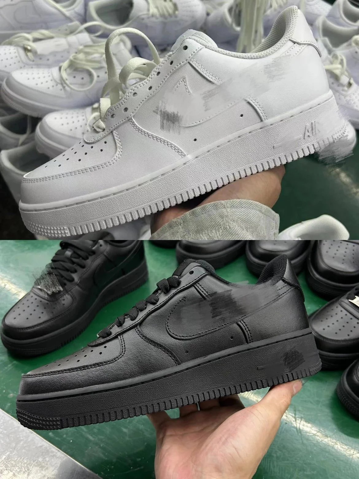 PK4.0 Version #AF1 Air Force 1 White Bottom Black Low 36/46 CW2288-111