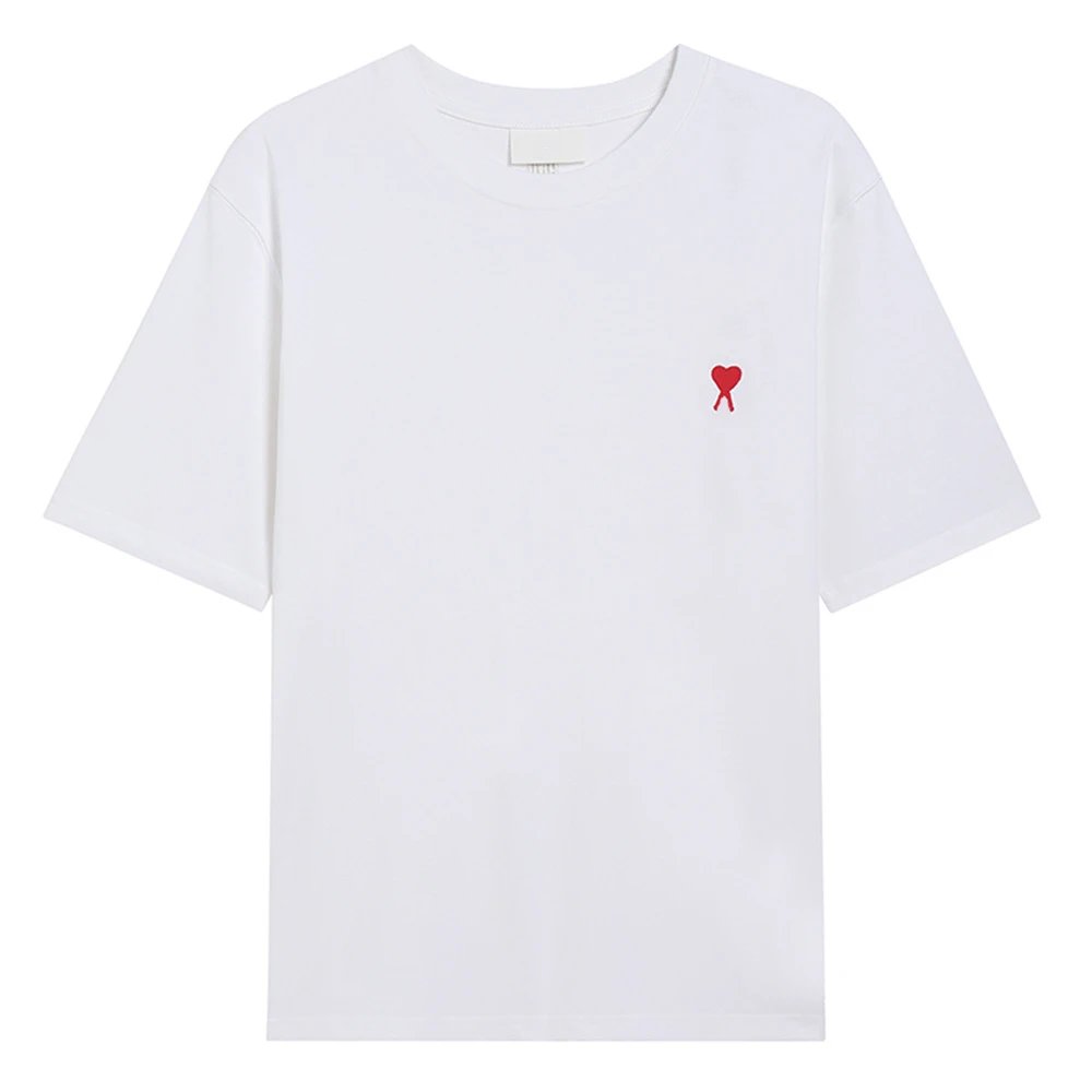 AMI Paris Ami de Coeur T-shirt Small Heart White