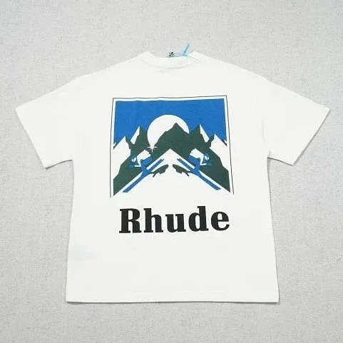 Rhude Yacht Club Graphic Print White T-Shirt - 5