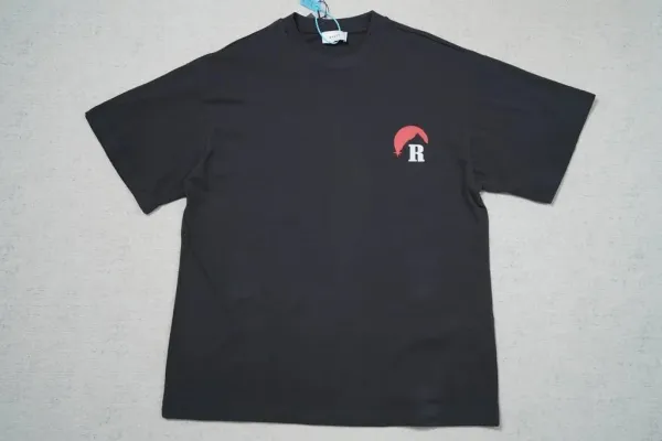 Raf Simons x Raf Simons Logo Tee Black T-Shirt - 1