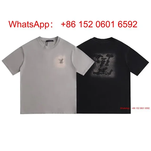 Louis Vuitton T-Shirts Short-sleeve graphic logo T-shirt product detail image 10