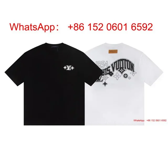 Louis Vuitton T-Shirts Short-sleeve graphic logo T-shirt product detail image 7