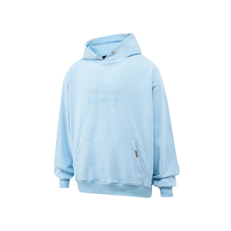 Represent Vintage Wash Hoodie Gray - 6