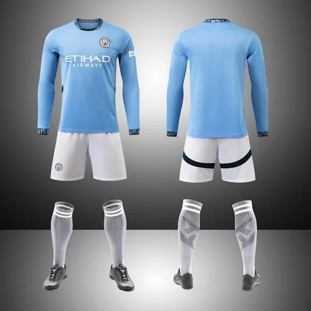 Real Madrid Football Jerseys Long-sleeve kit with shorts and socks product detail image 20