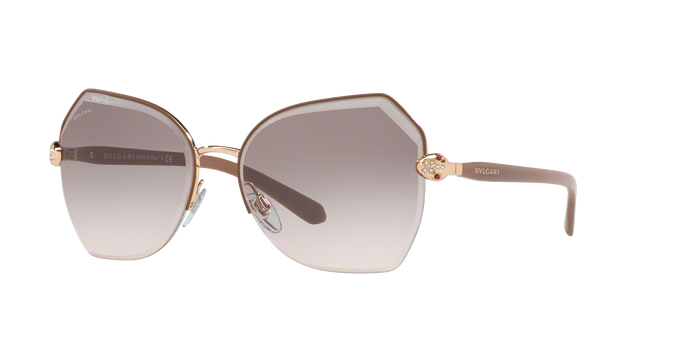 Bvlgari Eyewear 6102 Snakehead Rhinestone Sunglasses image 3