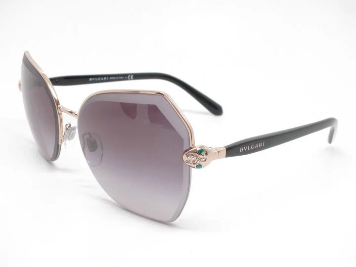 Bvlgari Eyewear 6102 Snakehead Rhinestone Sunglasses image 4