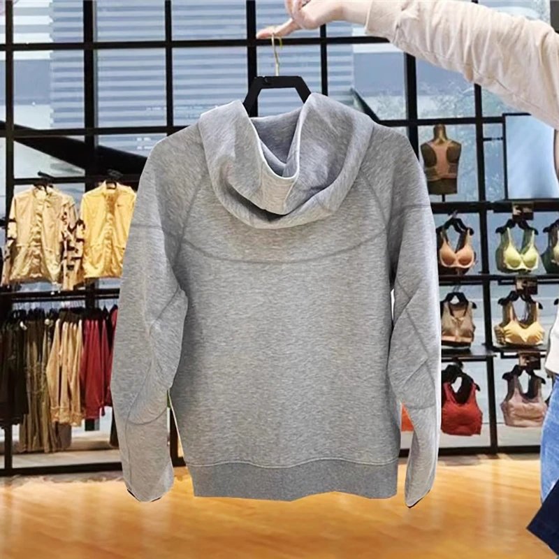 Knit Zip-Up Hoodie Sport Jacket Unisex photo 4