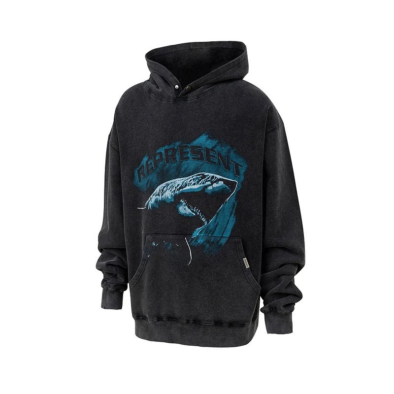 Represent Vintage Wash Hoodie Gray - 41