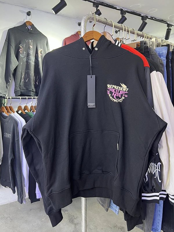 Represent Vintage Wash Hoodie Gray - 84