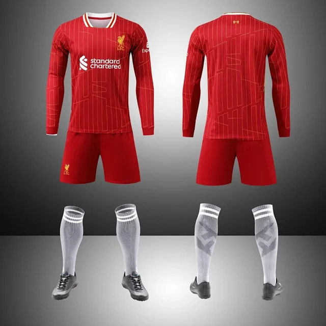 Real Madrid Football Jerseys Long-sleeve kit with shorts and socks product detail image 13