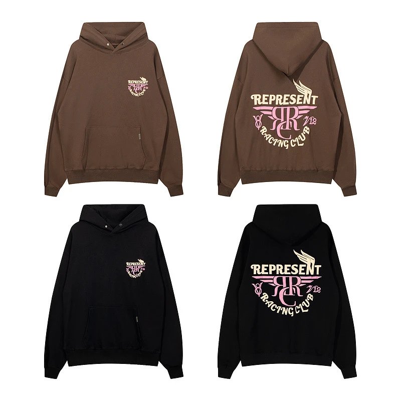 Represent Vintage Wash Hoodie Gray - 80