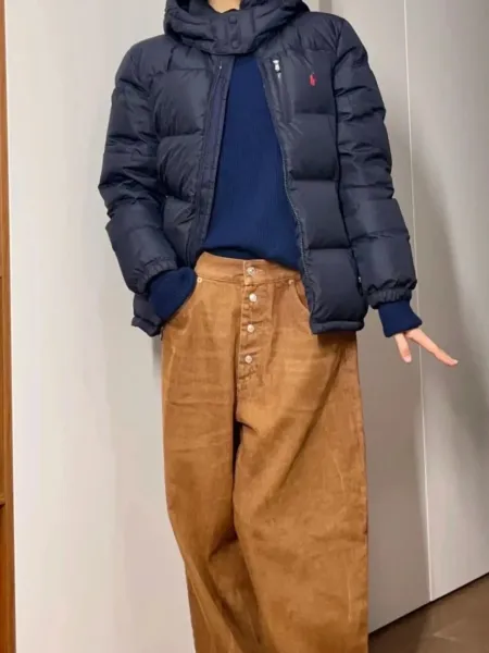 Ralph Lauren Black Down Jacket with Hood - 12