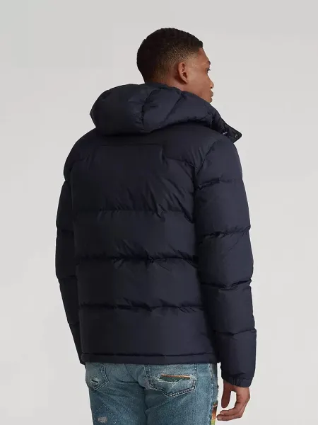 Ralph Lauren Black Down Jacket with Hood - 17