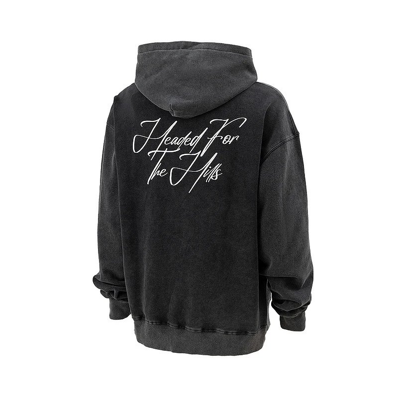 Represent Vintage Wash Hoodie Gray - 36